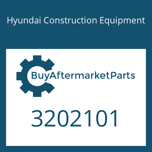 3202101 Hyundai Construction Equipment PLUG-THREADED