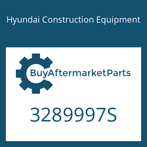 3289997S Hyundai Construction Equipment BELT,V RIBBED