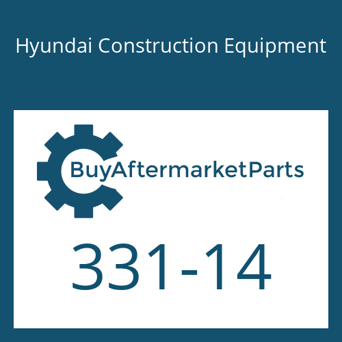 331-14 Hyundai Construction Equipment RING-BACK UP
