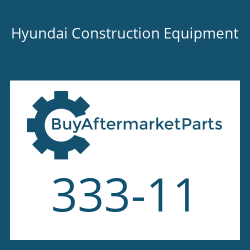 333-11 Hyundai Construction Equipment RING-BACK UP