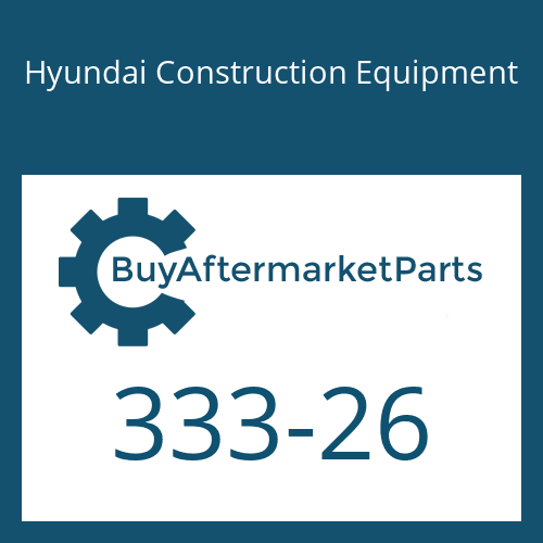 333-26 Hyundai Construction Equipment BAND