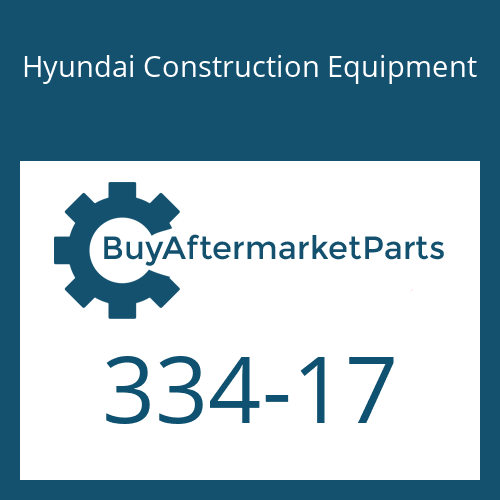 334-17 Hyundai Construction Equipment NUT-PISTON