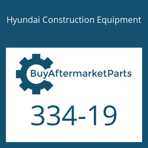 334-19 Hyundai Construction Equipment BOLT
