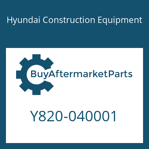 Y820-040001 Hyundai Construction Equipment BEARING-SPHERICAL