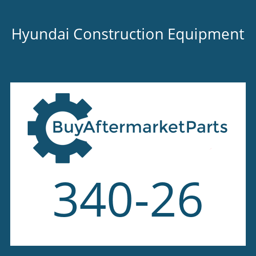 340-26 Hyundai Construction Equipment BAND