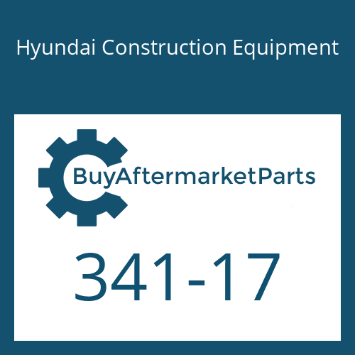 341-17 Hyundai Construction Equipment SCREW