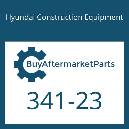 341-23 Hyundai Construction Equipment O-RING