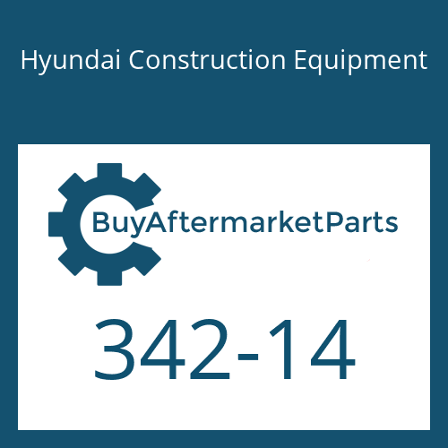 342-14 Hyundai Construction Equipment O-RING