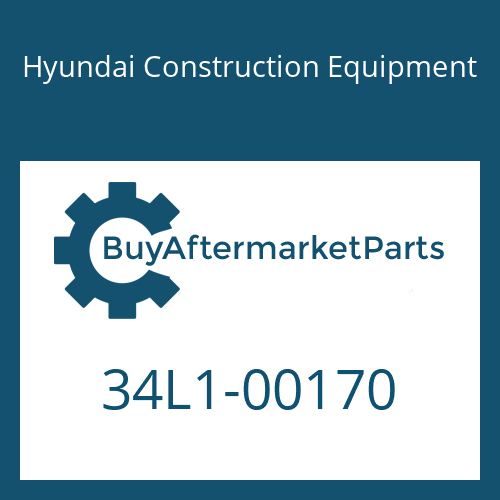 34L1-00170 Hyundai Construction Equipment PIPE WA