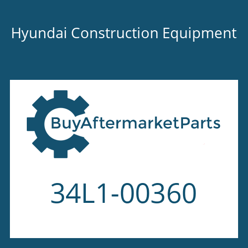 34L1-00360 Hyundai Construction Equipment TEE