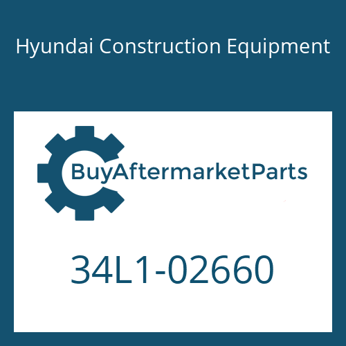 34L1-02660 Hyundai Construction Equipment CLAMP-PIPE