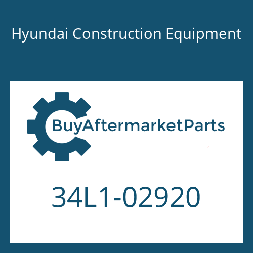 34L1-02920 Hyundai Construction Equipment PUMP ASSY-STEERING