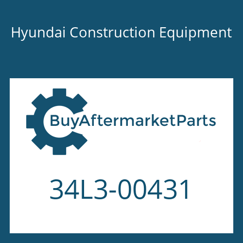 34L3-00431 Hyundai Construction Equipment PIPE ASSY-HYD