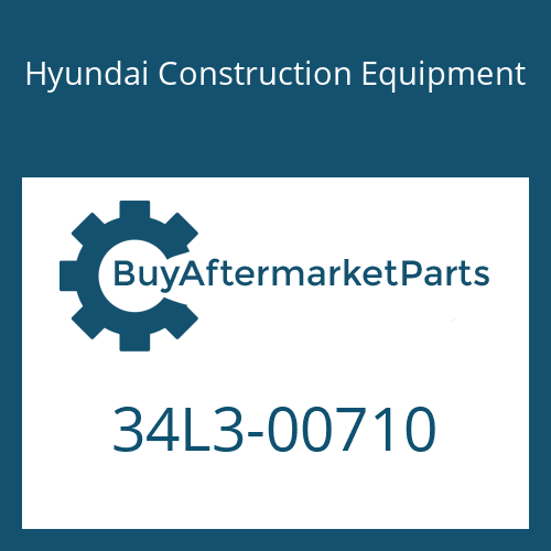 34L3-00710 Hyundai Construction Equipment CLAMP-PIPE