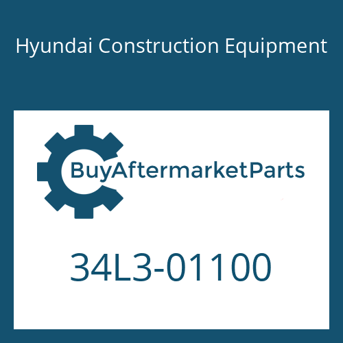 34L3-01100 Hyundai Construction Equipment PIPE WA