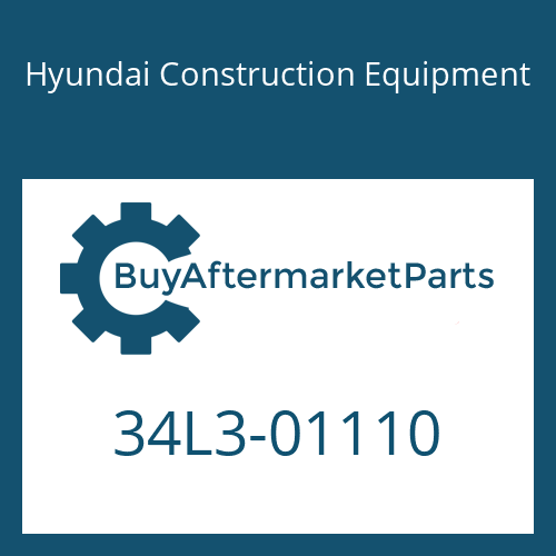 34L3-01110 Hyundai Construction Equipment PIPE WA