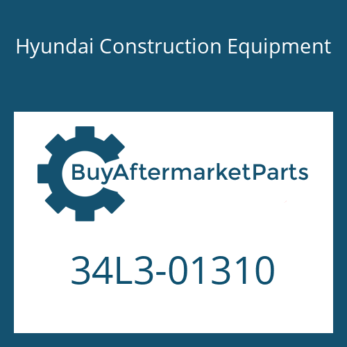 34L3-01310 Hyundai Construction Equipment VALVE-CHECK