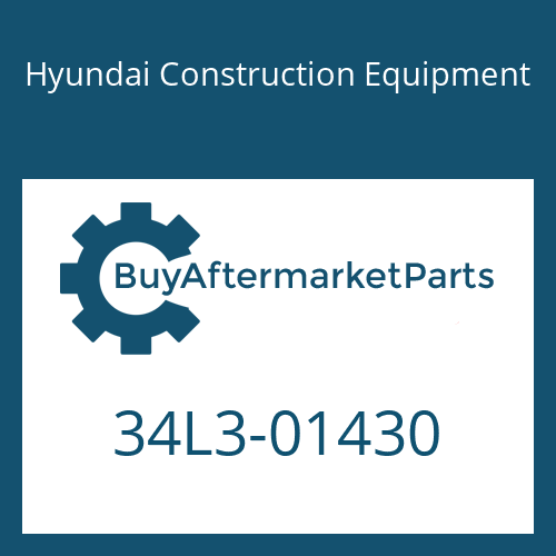 34L3-01430 Hyundai Construction Equipment PUMP ASSY-MAIN