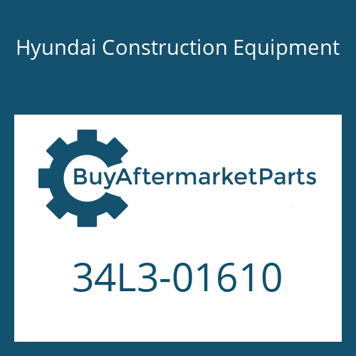 34L3-01610 Hyundai Construction Equipment TEE-R