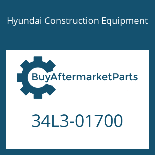 34L3-01700 Hyundai Construction Equipment COVER