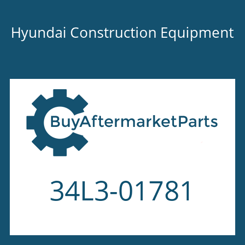 34L3-01781 Hyundai Construction Equipment RCV ASSY-3SP