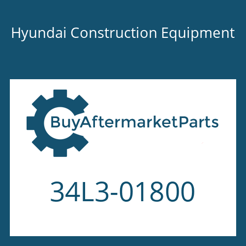 34L3-01800 Hyundai Construction Equipment PIPE ASSY-HYD