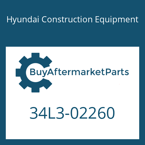 34L3-02260 Hyundai Construction Equipment ELBOW-90