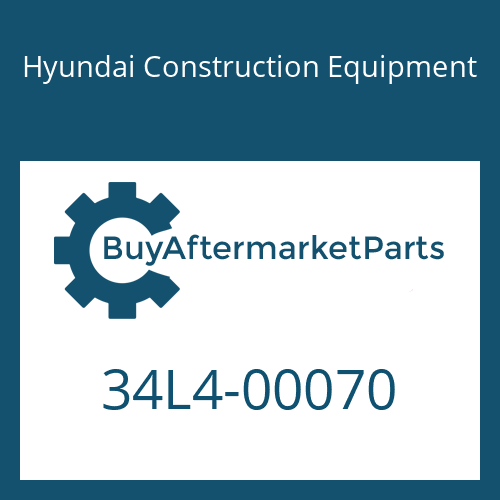 34L4-00070 Hyundai Construction Equipment PIPE ASSY-HYD