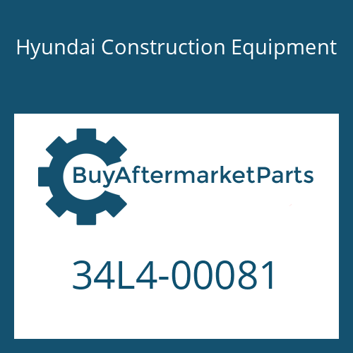 34L4-00081 Hyundai Construction Equipment PIPE ASSY-HYD
