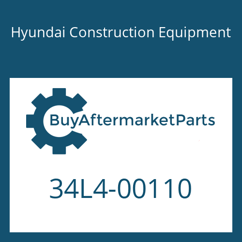 34L4-00110 Hyundai Construction Equipment PIPE WA-RH