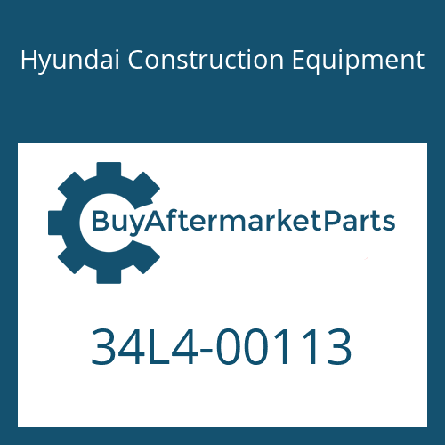 34L4-00113 Hyundai Construction Equipment PIPE ASSY-HYD RH