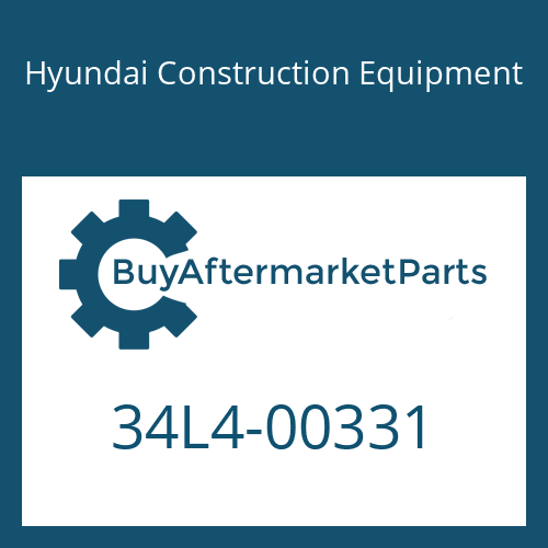 34L4-00331 Hyundai Construction Equipment PIPE ASSY-HYD