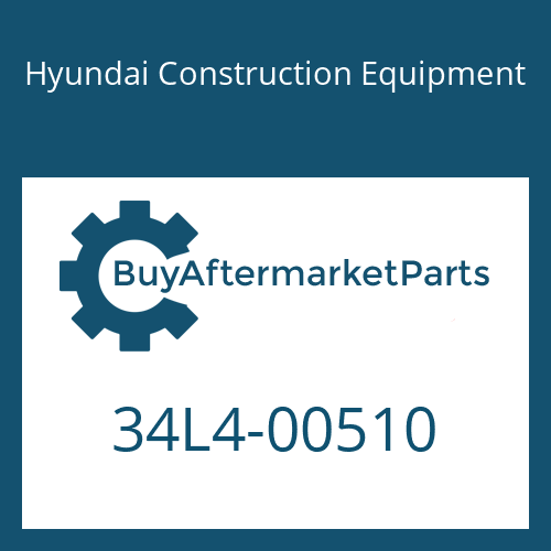 34L4-00510 Hyundai Construction Equipment PIPE WA
