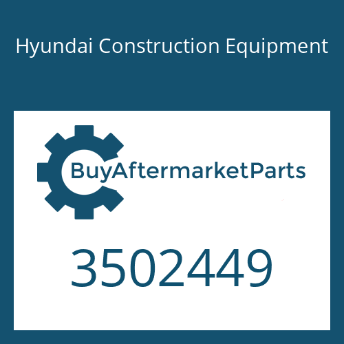 3502449 Hyundai Construction Equipment SEAL-RECT RING