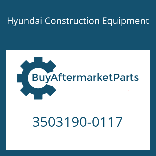 3503190-0117 Hyundai Construction Equipment GEAR-PLANE,NO1