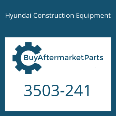 3503-241 Hyundai Construction Equipment COVER