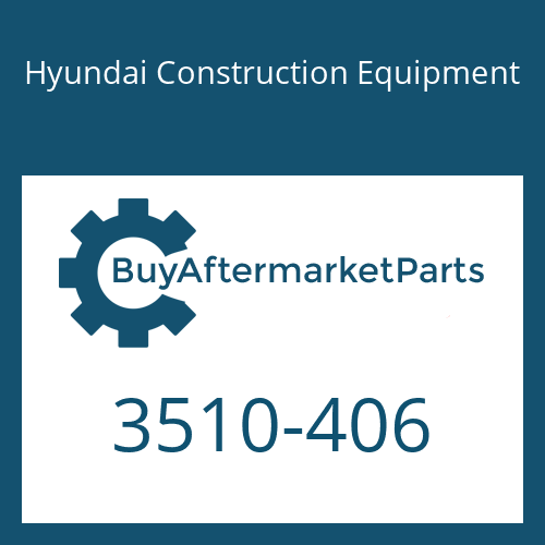 3510-406 Hyundai Construction Equipment PLUNGER ASSY
