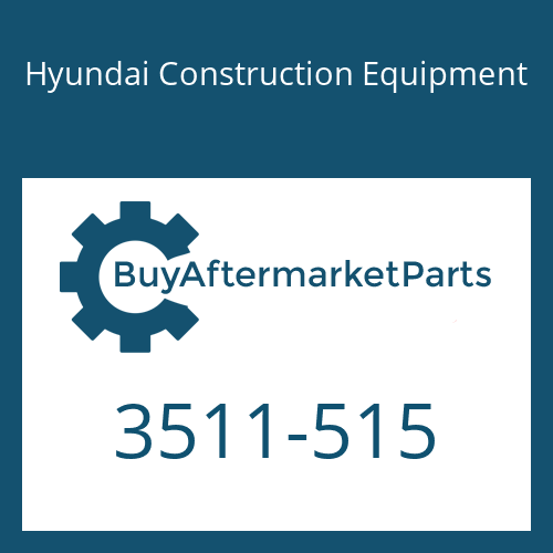 3511-515 Hyundai Construction Equipment PLUNGER ASSY
