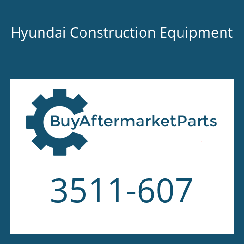 3511-607 Hyundai Construction Equipment PLUNGER ASSY