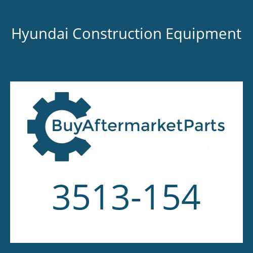 3513-154 Hyundai Construction Equipment VALVE-CHECK