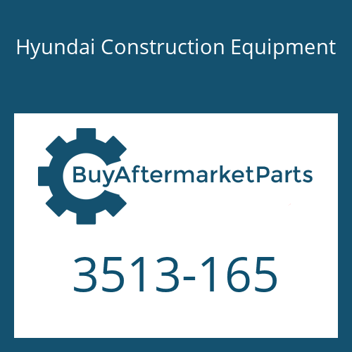 3513-165 Hyundai Construction Equipment CHECK