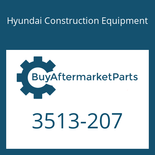 3513-207 Hyundai Construction Equipment CHECK