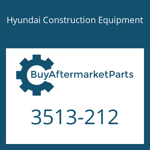 3513-212 Hyundai Construction Equipment CHECK