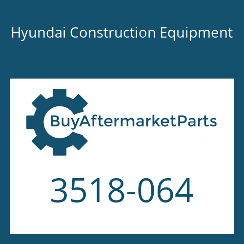 3518-064 Hyundai Construction Equipment ORIFICE