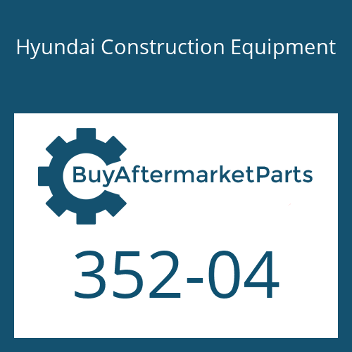 352-04 Hyundai Construction Equipment BUSHING