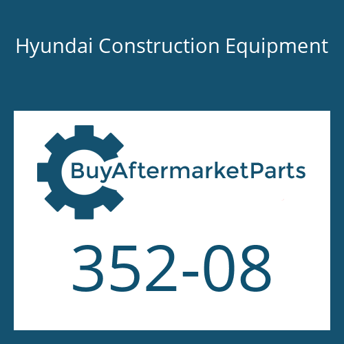 352-08 Hyundai Construction Equipment WIPER-DUST