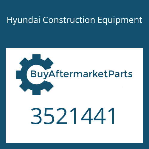 3521441 Hyundai Construction Equipment SEAL-SPLIT RING