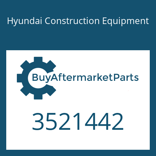 3521442 Hyundai Construction Equipment SEAL-SPLIT RING