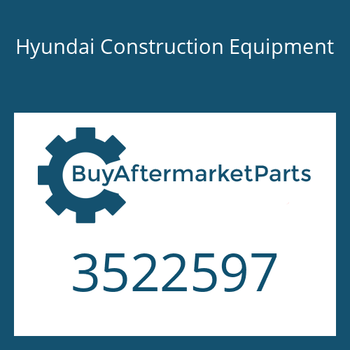3522597 Hyundai Construction Equipment PIN-ROLL