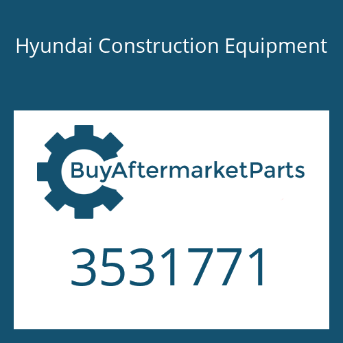 3531771 Hyundai Construction Equipment HOUSING TURBINE